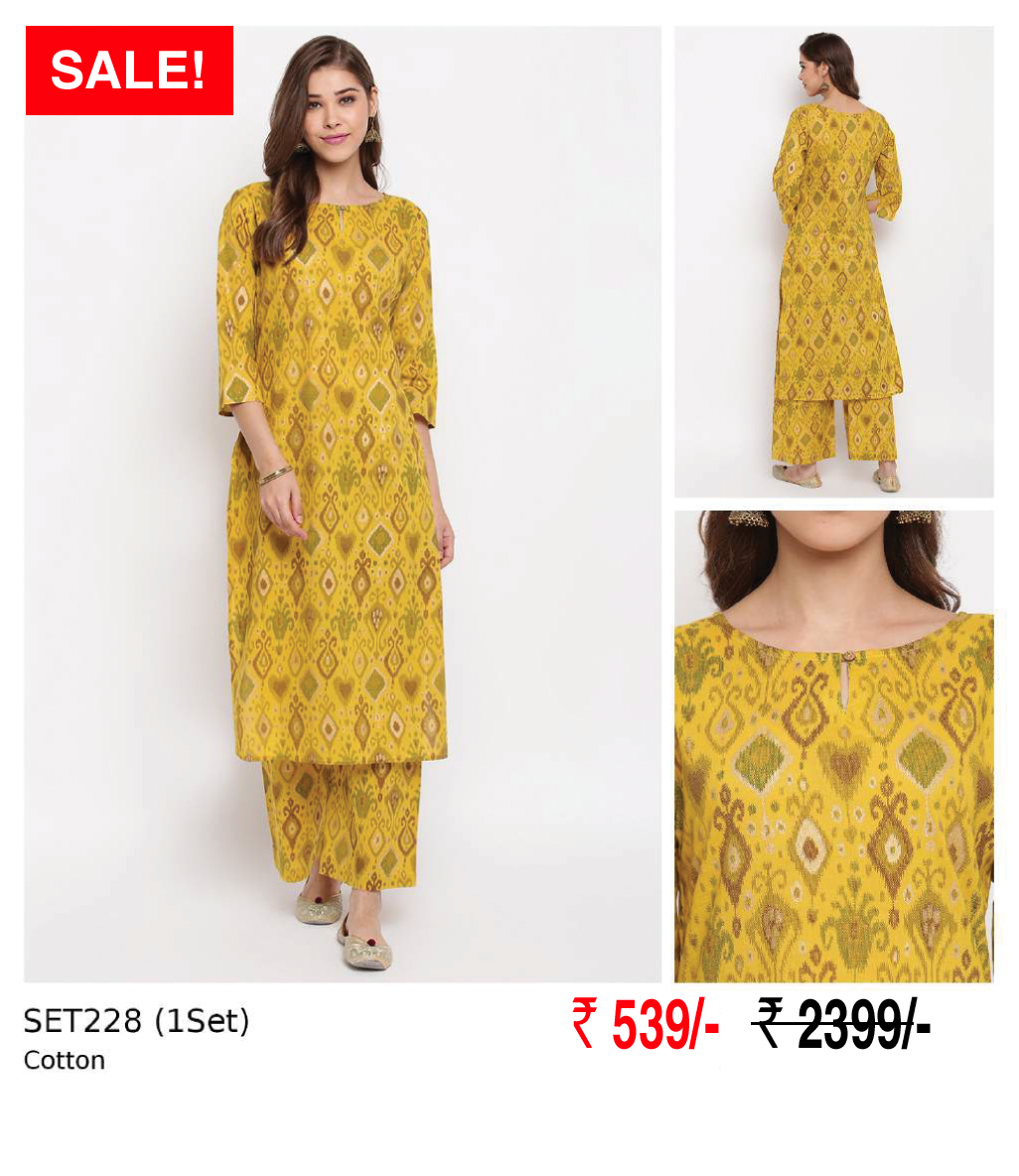 Cotton Kurtha Set