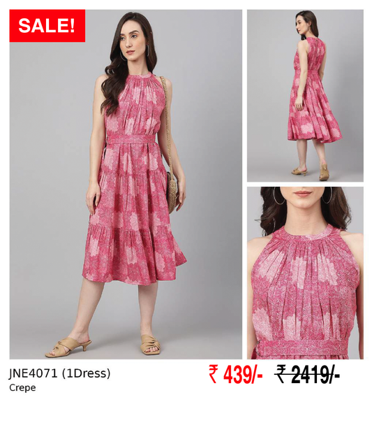 Crepe Dress M