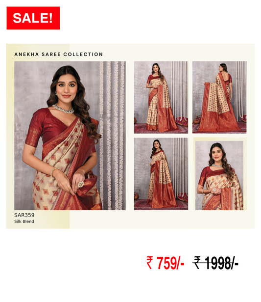 SILK BLEND SAREE